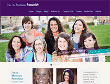 Tablet Screenshot of mormonfeminist.org
